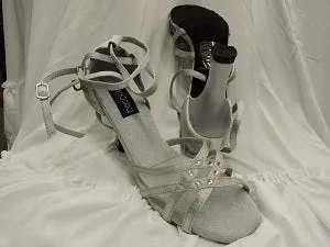 3.38" Afton -- Flare Heel Latin Sandal