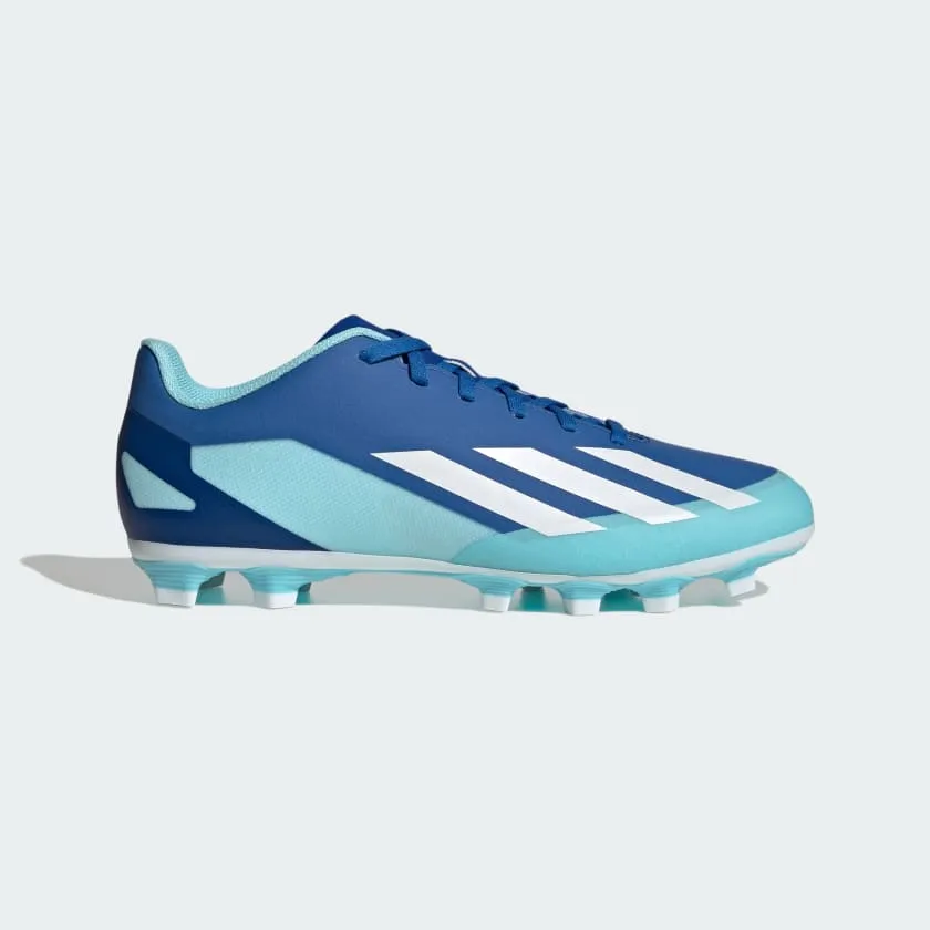 ADIDAS X CRAZYFAST.4 FLEXIBLE GROUND BOOTS-BLUE