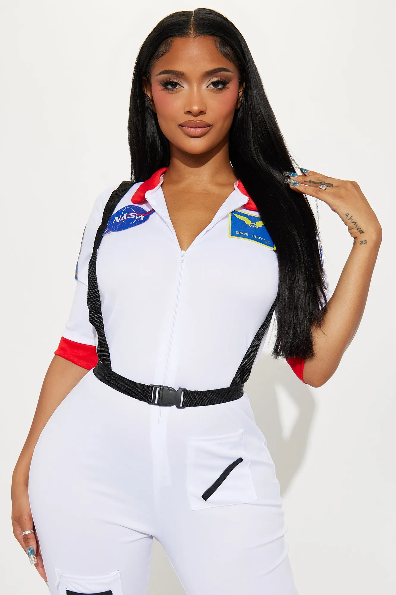All Star Astronaut 3 Piece Costume Set - White/combo