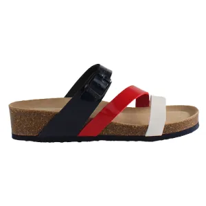 Ara Ladies Mules - 17212-02 - White/Red/Navy