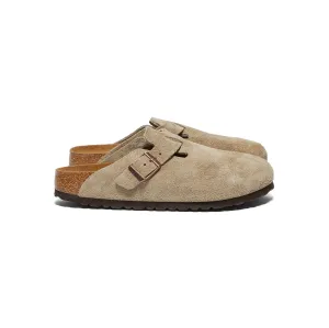 Birkenstock Boston Soft Footbed (Taupe Suede)