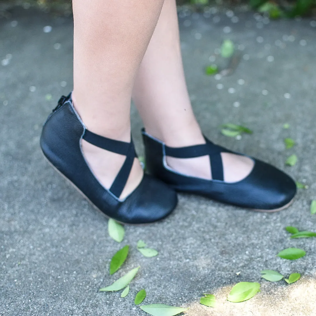 Black Ballet Flats