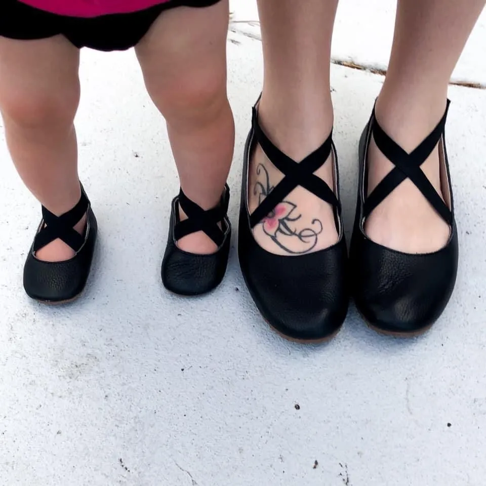 Black Ballet Flats