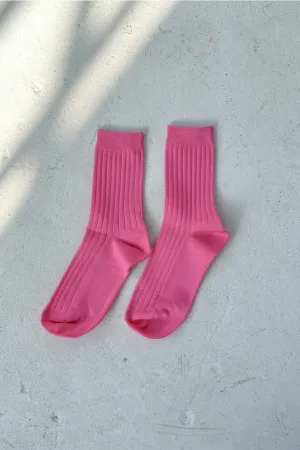 Bright Pink Her Socks