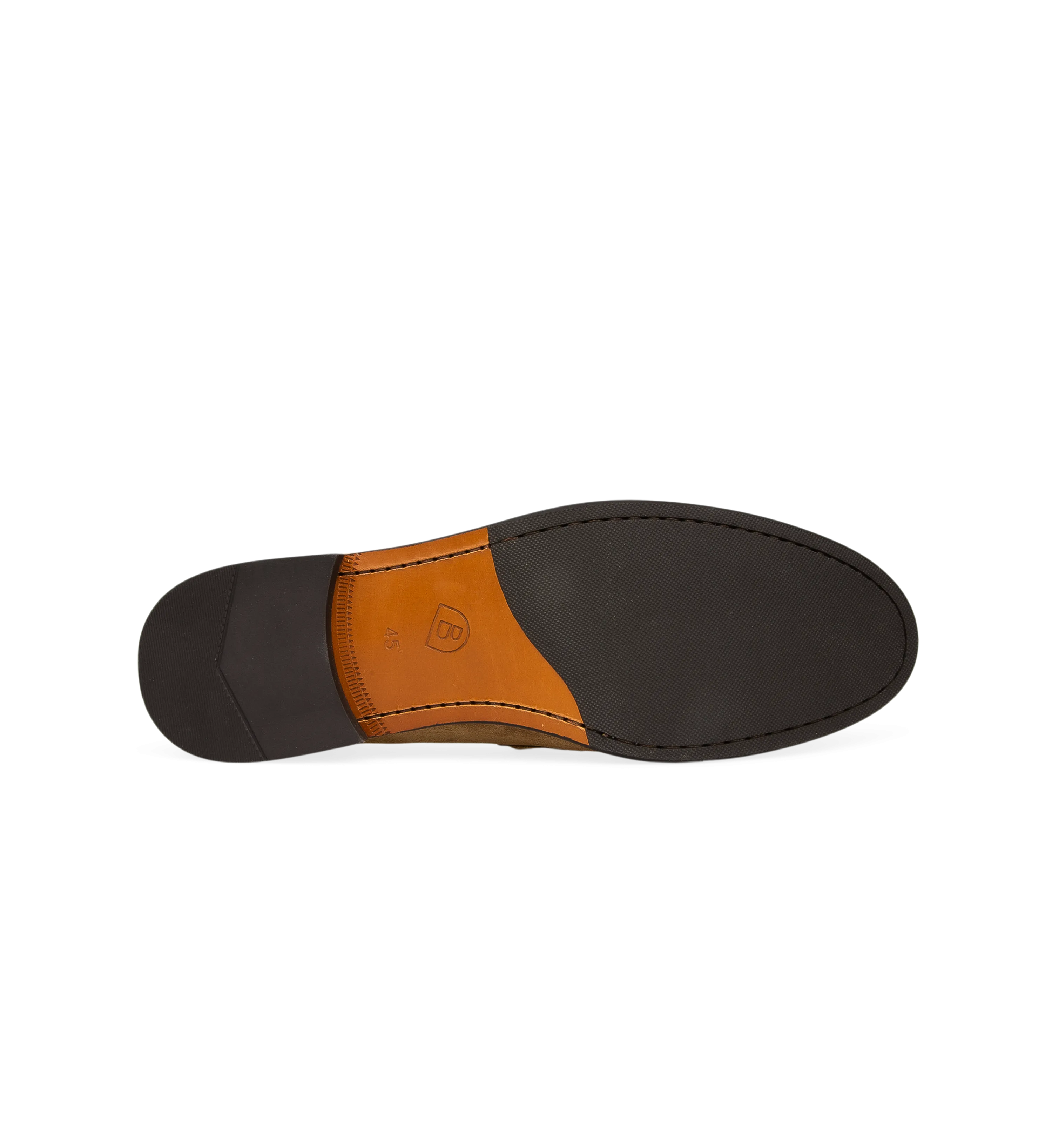 Electrum Sand Suede Loafers