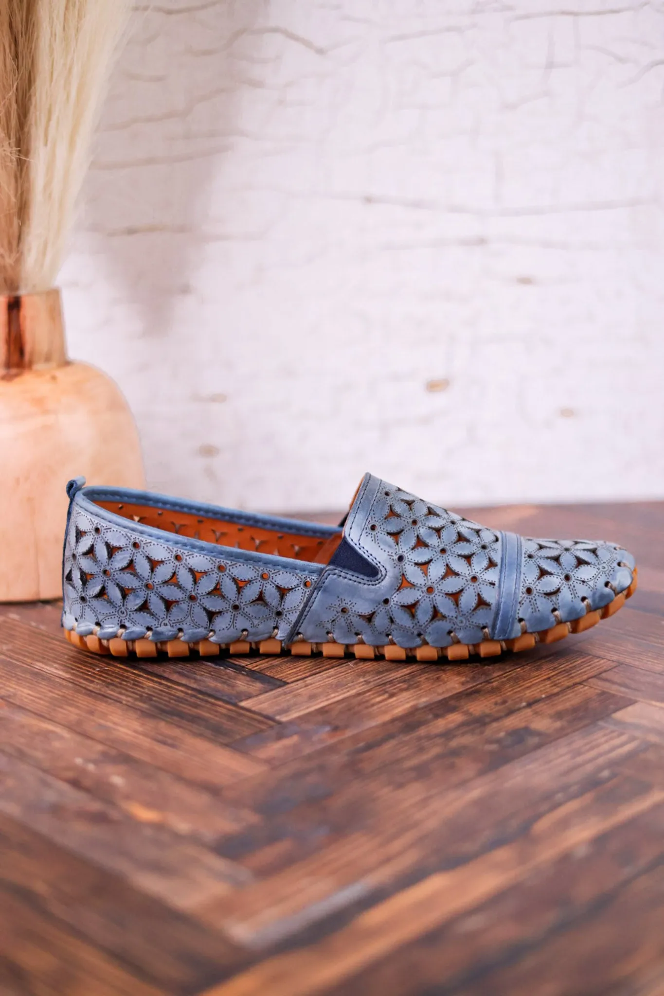 Flowerflow Classic Blue Loafers