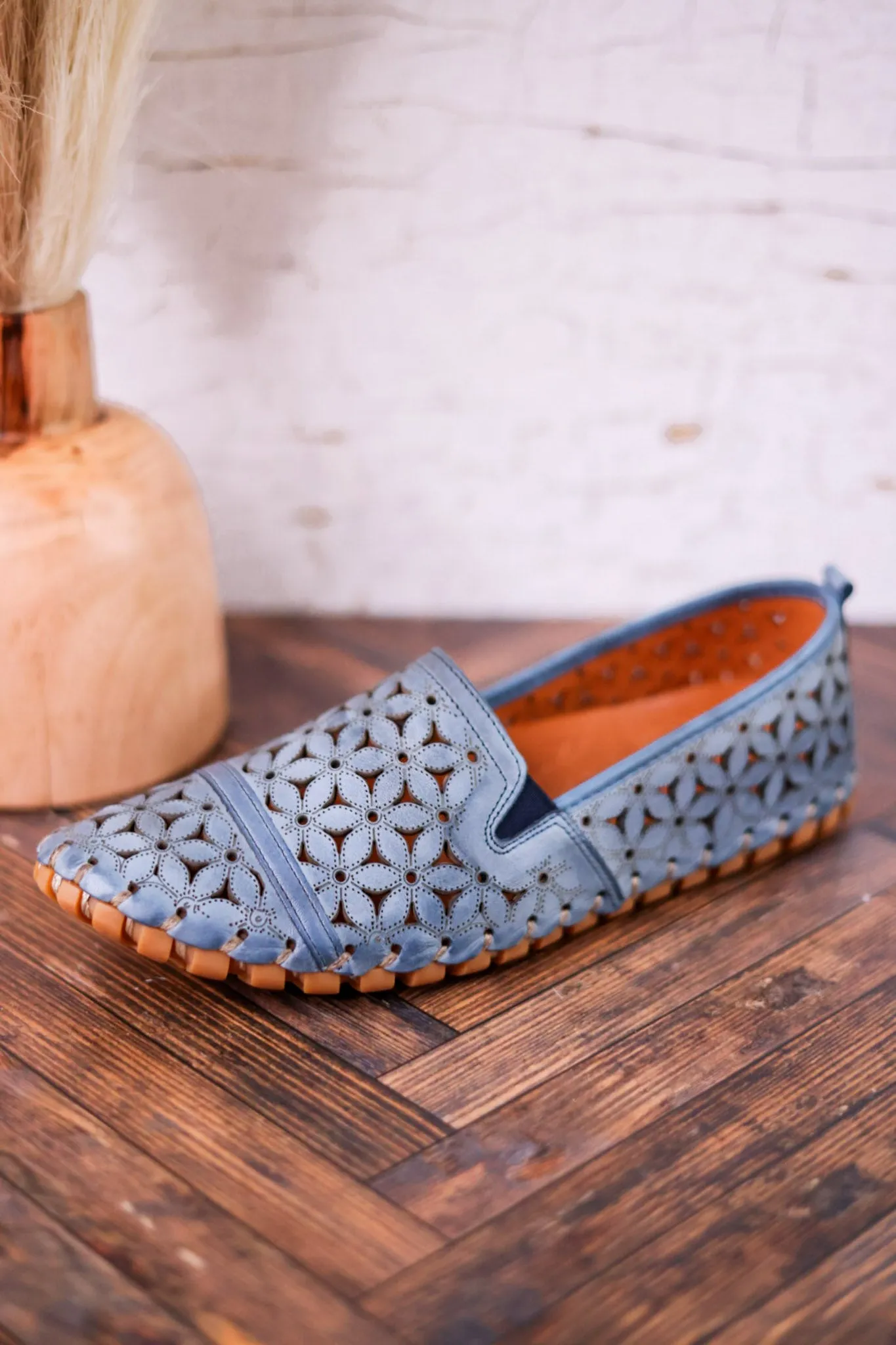 Flowerflow Classic Blue Loafers