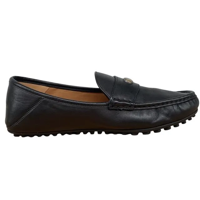 Gucci Interlocking G Leather Moccasins Loafers UK 8