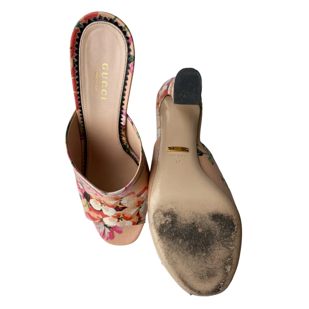 Gucci Shanghai Soft Bloom Mules