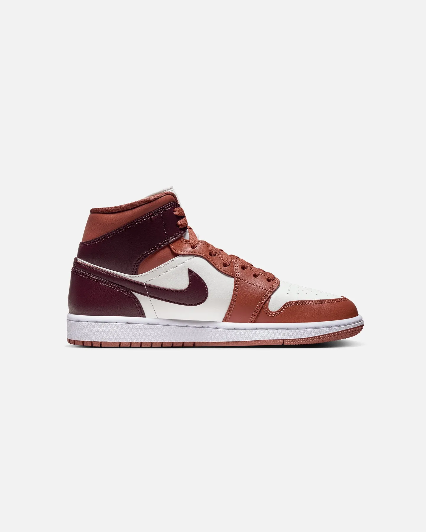 Jordan Women's Air Jordan 1 Mid Dusty Peach/Sail/White/Night Maroon