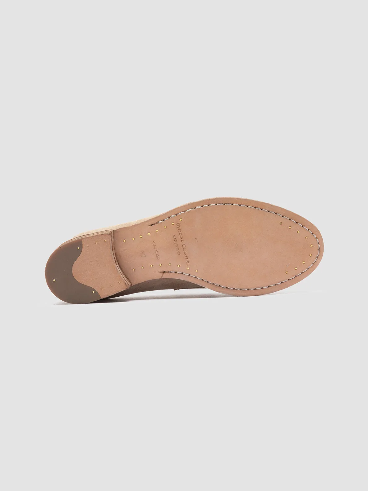 LEXIKON 516 - Beige Suede Loafers
