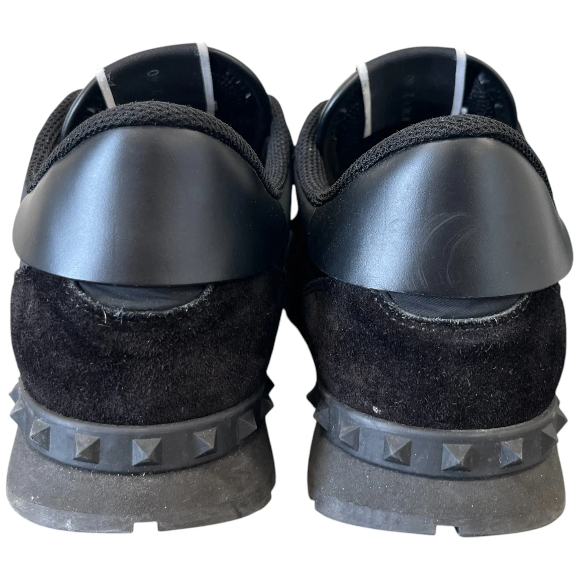 Men's Rockstud Low Trainers Black Size EU 40 / UK 6
