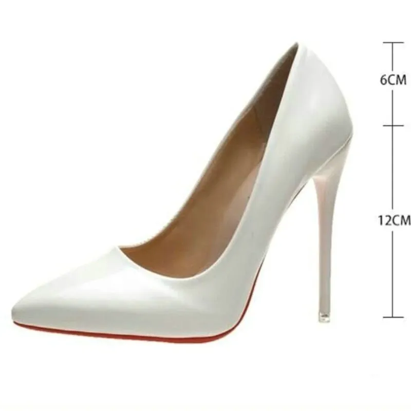 Racy Rubber Bottom Super High Stiletto Shoes