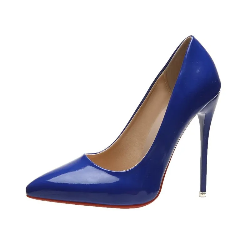 Racy Rubber Bottom Super High Stiletto Shoes