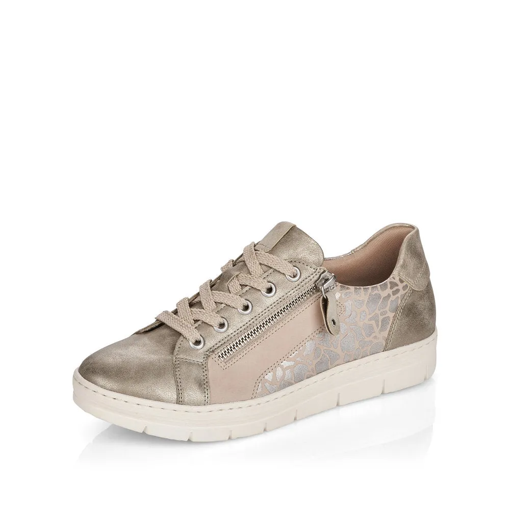 Remonte Patchwork Upper Lace Up casual shoe