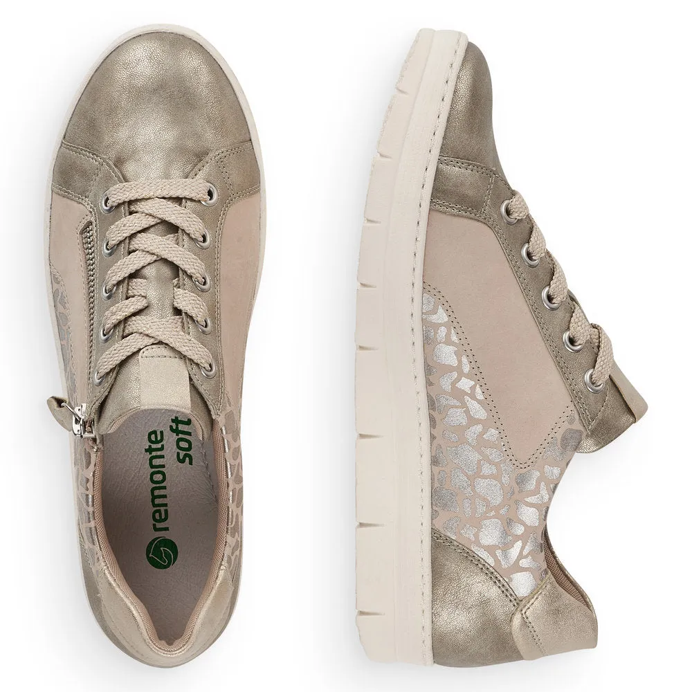 Remonte Patchwork Upper Lace Up casual shoe