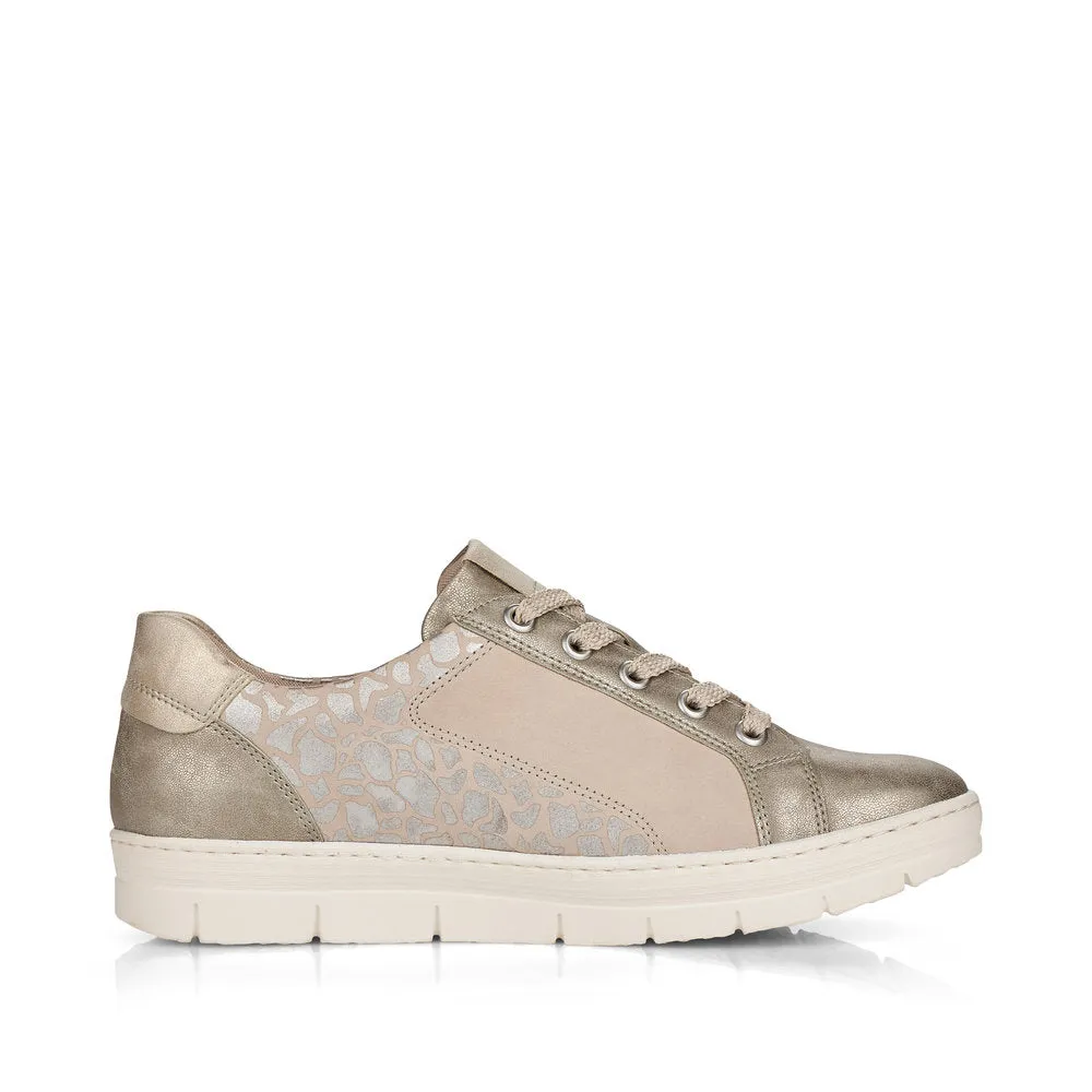 Remonte Patchwork Upper Lace Up casual shoe