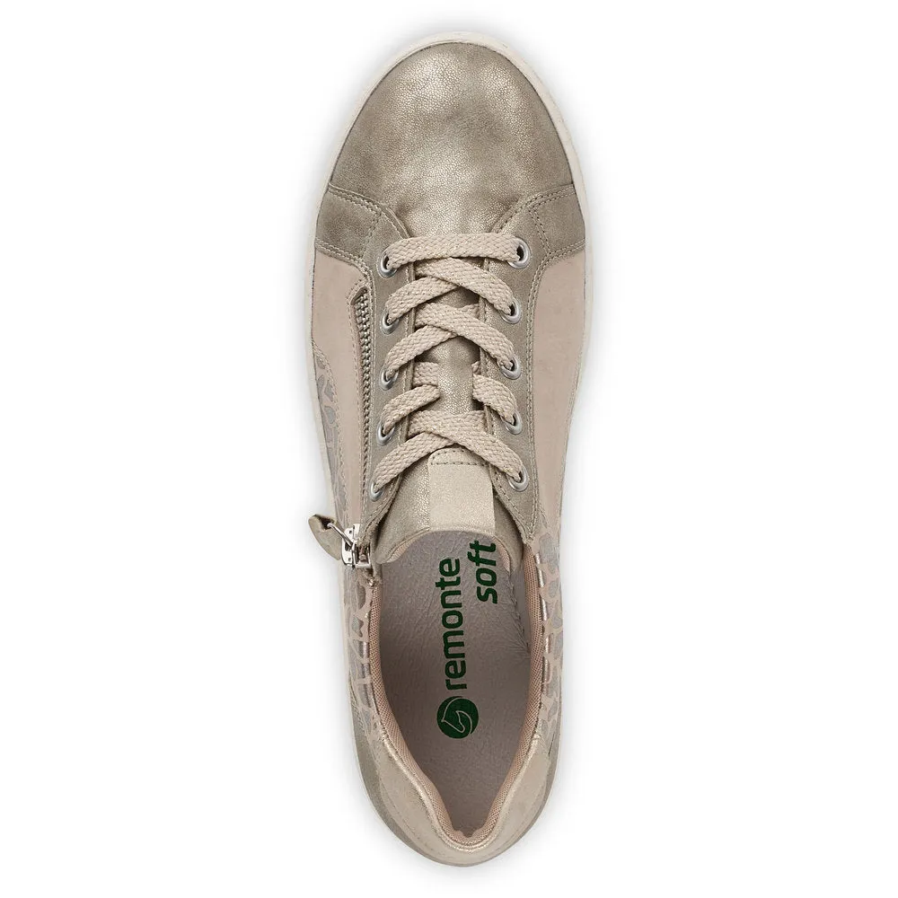 Remonte Patchwork Upper Lace Up casual shoe