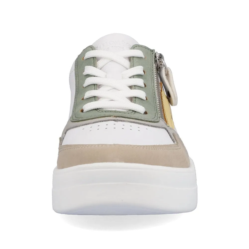 Remonte Trainers D0J01 Ladies Shoes White Combi