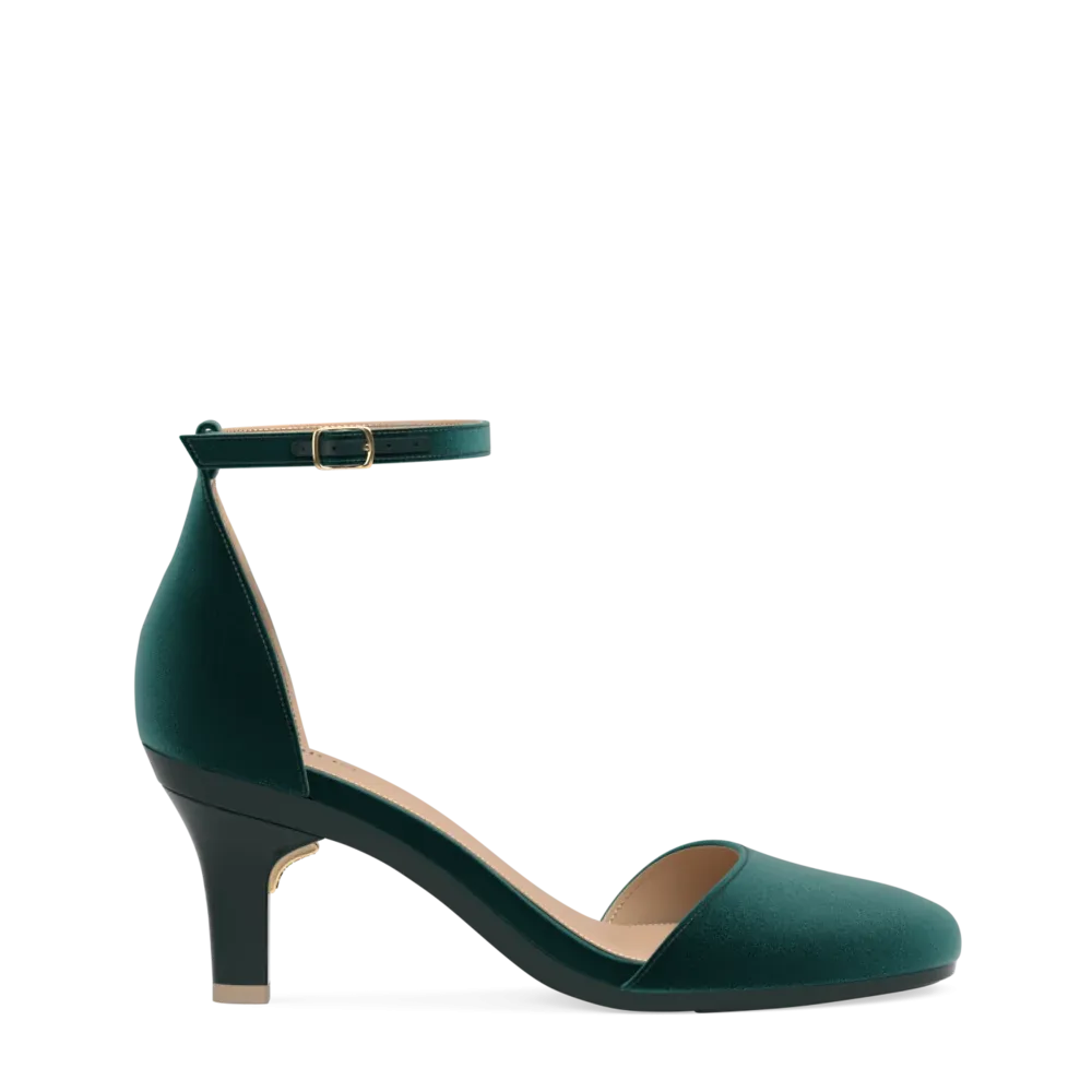 The Jocelyn - Forest Velvet 3 Stiletto