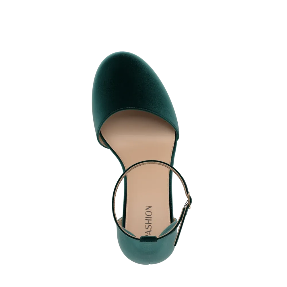 The Jocelyn - Forest Velvet 3 Stiletto