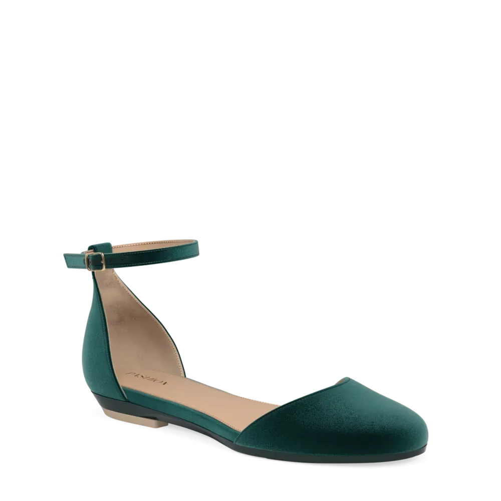 The Jocelyn - Forest Velvet 3 Stiletto