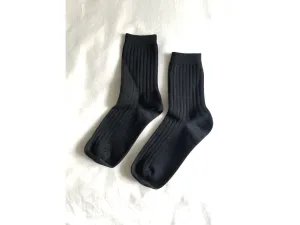 True Black Her Socks