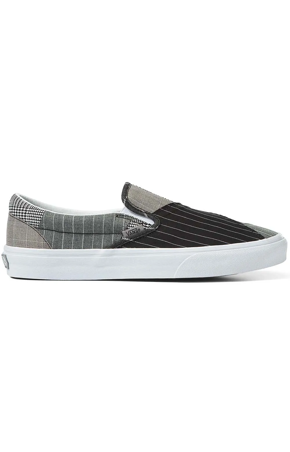 Vans Patchwork Classic Slip On Women’s Textile Sneakers Grey