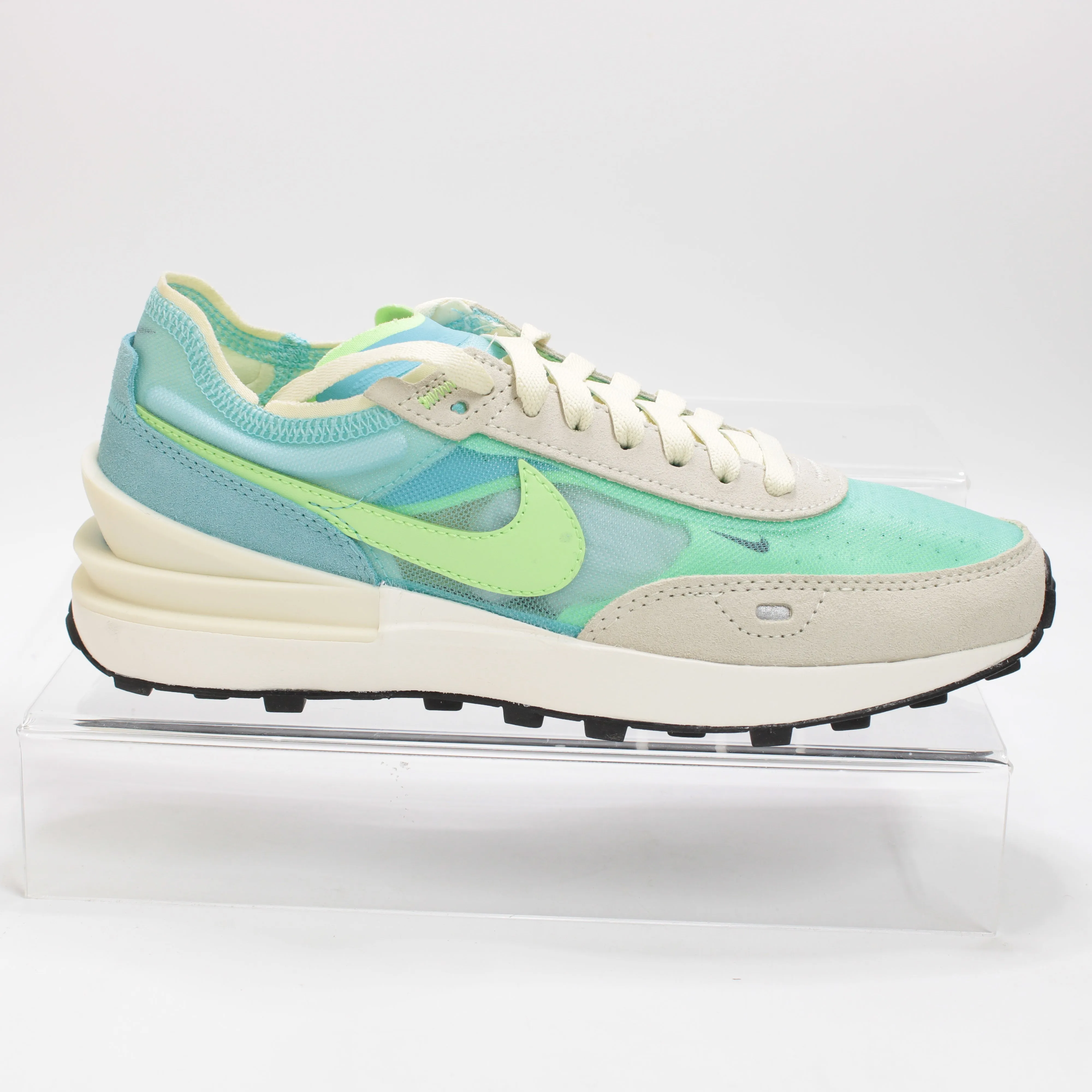 Womens Nike Waffle One Bleached Aqua Uk Size 4.5